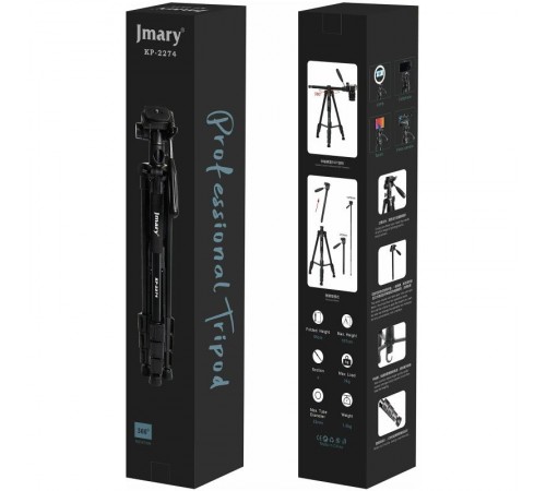 Штатив Jmary KP-2274 для зйомки 41-167см + чохол Black
