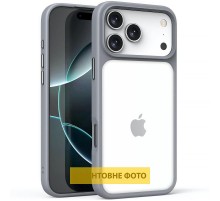 TPU+PC чохол Metal Buttons для Apple iPhone 17 Air (6.5") Сірий / Grey
