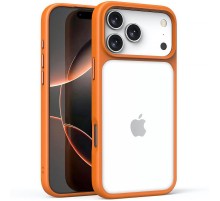 TPU+PC чохол Metal Buttons для Apple iPhone 17 Pro Max (6.9") Помаранчевий / Orange