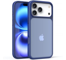 TPU+PC чохол Metal Buttons для Apple iPhone 17 Pro Max (6.9") Синій / Navy Blue