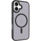 TPU+PC чохол Metal Buttons with MagSafe для Apple iPhone 17 (6.3") Чорний / Black