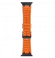 Ремінець Hoco WA35 Emir series thickened silicone strap для Apple watch 38/40/41mm Orange
