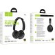 Накладні бездротові навушники Hoco W66 Wave Black