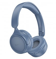 Накладні бездротові навушники Hoco W66 Wave Blue