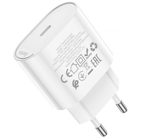 МЗП Hoco C109A Fighter PD20W (1USB-C) White