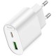 МЗП Hoco C109A Fighter PD20W+QC3.0 (1USB-A/1C) White