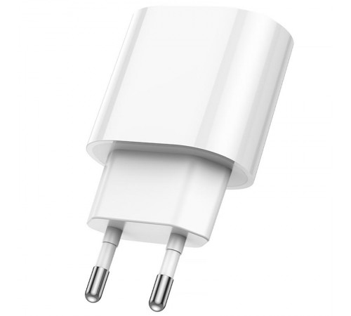 МЗП Hoco C109A Fighter PD20W+QC3.0 (1USB-A/1C) White