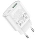 МЗП Hoco C109A Fighter PD20W+QC3.0 (1USB-A/1C) White