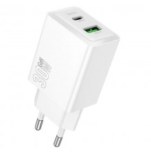 МЗП Hoco N71 Nuevo PD30W+QC3.0 (1USB-A/1C) White