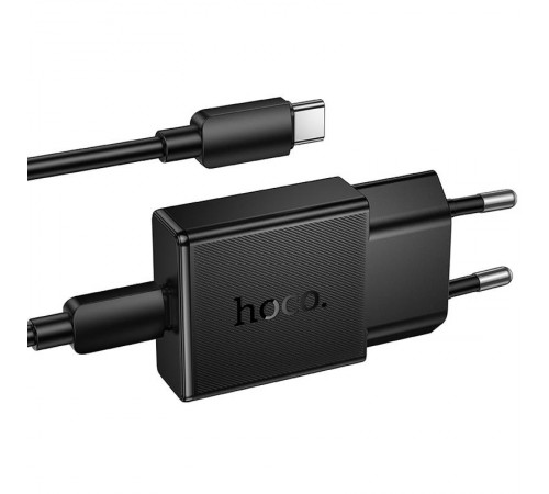 МЗП Hoco N74 Speed ultra-thin PD25W (1USB-C) + кабель Type-C to Type-C Black