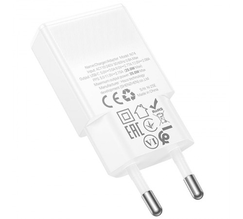 МЗП Hoco N74 Speed ultra-thin PD25W (1USB-C) White