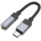 Перехідник Hoco UPA32C Type-C to 3.5mm Black