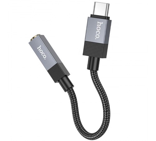 Перехідник Hoco UPA32C Type-C to 3.5mm Black