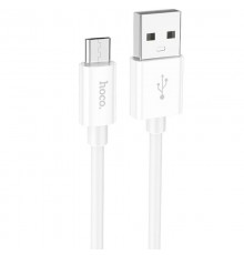 Дата кабель Hoco X87 Magic silicone USB to MicroUSB (1m) White