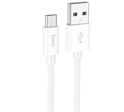 Дата кабель Hoco X87 Magic silicone USB to MicroUSB (1m) White