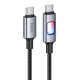 Дата кабель Hoco U144 New Type-C to Type-C 60W (1.2m) Black