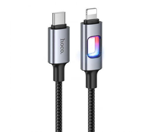 Дата кабель Hoco U144 New Type-C to Lightning 27W (1.2m) Black