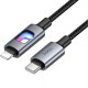 Дата кабель Hoco U144 New Type-C to Lightning 27W (1.2m) Black