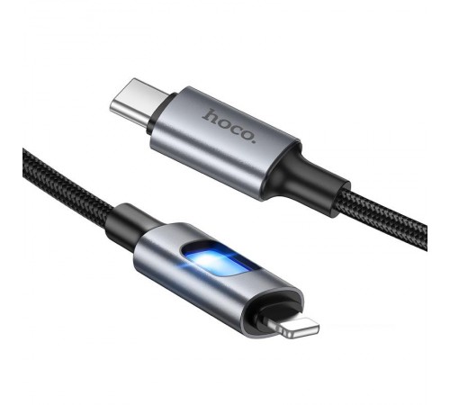 Дата кабель Hoco U144 New Type-C to Lightning 27W (1.2m) Black