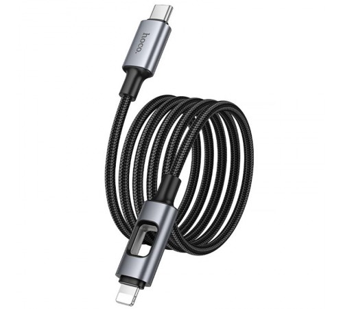 Дата кабель Hoco U144 New Type-C to Lightning 27W (1.2m) Black