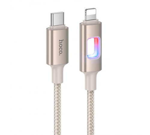 Дата кабель Hoco U144 New Type-C to Lightning 27W (1.2m) Gold
