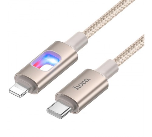 Дата кабель Hoco U144 New Type-C to Lightning 27W (1.2m) Gold