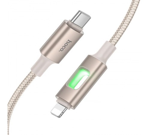 Дата кабель Hoco U144 New Type-C to Lightning 27W (1.2m) Gold
