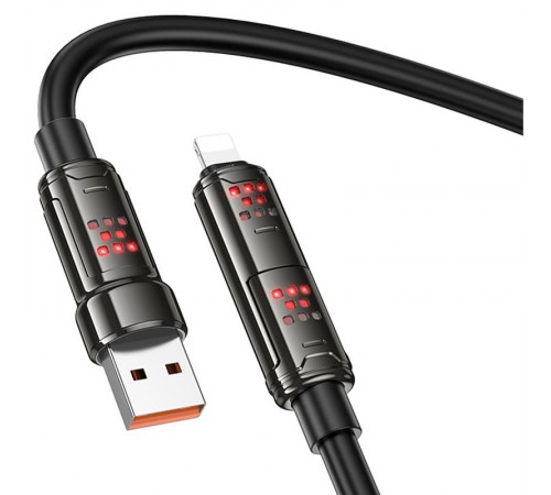 Дата кабель Hoco U143 Joy 4in1 USB to Lightning/Type-C to Type-C 240W (1.2m) Black