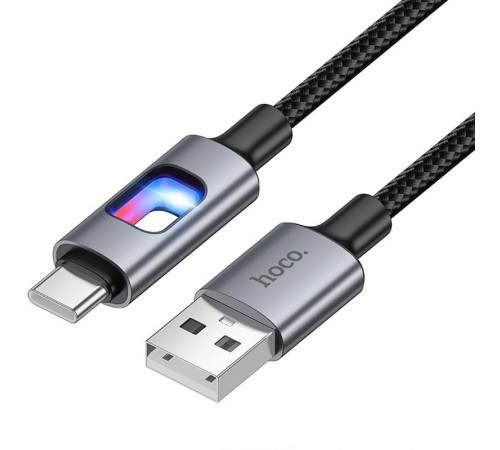 Дата кабель Hoco U144 New USB to Type-C 3A (1.2m) Black
