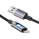 Дата кабель Hoco U144 New USB to Type-C 3A (1.2m) Black