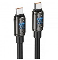 Дата кабель Hoco U143 Joy Type-C to Type-C 240W (1.2m) Black