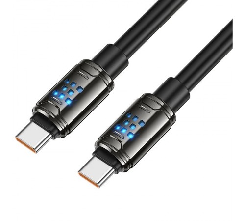 Дата кабель Hoco U143 Joy Type-C to Type-C 240W (1.2m) Black