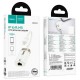 Перехідник Hoco UA41A Crystal Lightning to RJ45 100 Mbs (0.15m) Apricot