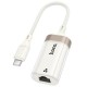 Перехідник Hoco UA41B Crystal Type-C to RJ45 100 Mbs (0.15m) Apricot