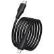 Дата кабель Hoco X124 Bien silicone Type-C to Lightning 27W (1m) Black