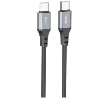Дата кабель Hoco X86 Spear Type-C to Type-C 60W (1m) Black
