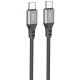 Дата кабель Hoco X86 Spear Type-C to Type-C 60W (1m) Black