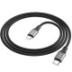 Дата кабель Hoco X86 Spear Type-C to Type-C 60W (1m) Black