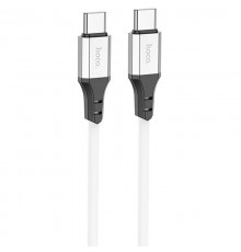 Дата кабель Hoco X86 Spear Type-C to Type-C 60W (1m) White