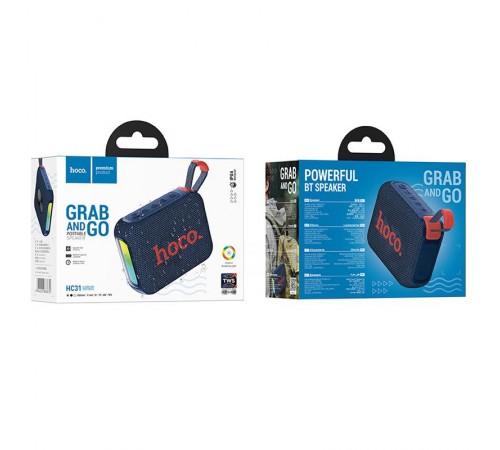 Bluetooth Колонка Hoco HC31 River sports Navy Blue