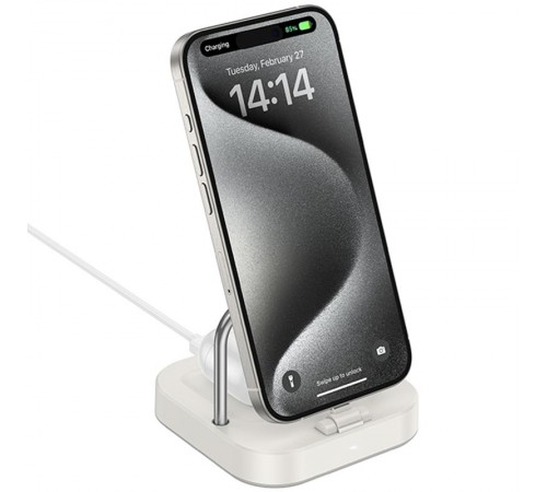 БЗП Hoco CQ16B Astute 2in1 15W Milky White