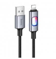 Дата кабель Hoco U144 New USB to Lightning 2.4A (1.2m) Black