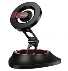 Автотримач Hoco H90 Tower magnetic (dashboard) Black / Red