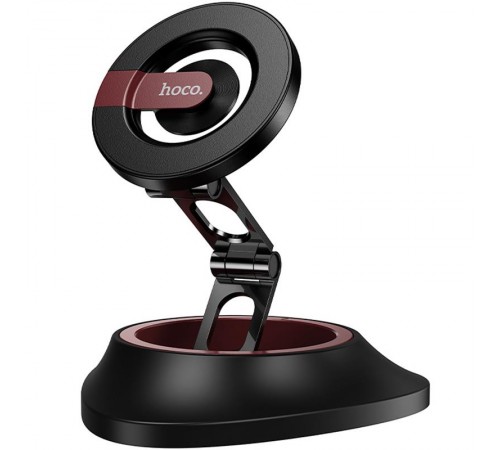 Автотримач Hoco H90 Tower magnetic (dashboard) Black / Red
