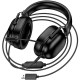 Накладні навушники Hoco W113 Dynamic (USB7.1+3.5mm/2m) Black