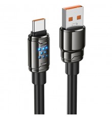 Дата кабель Hoco U143 Joy USB to Type-C 5A (1.2m) Black