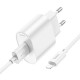 МЗП Hoco C109A Fighter 10.5W (1USB-A) + кабель USB to Lightning White
