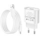 МЗП Hoco C109A Fighter 10.5W (1USB-A) + кабель USB to Lightning White