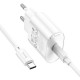 МЗП Hoco C109A Fighter PD20W (1USB-C) + кабель Type-C to Type-C White