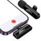 Петличний бездротовий мікрофон Hoco L20 Fair Lightning Black